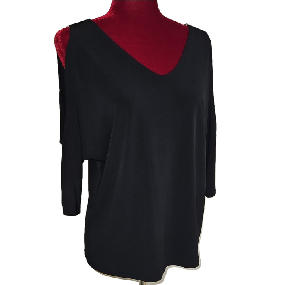 INC Cold Shoulder Top Size Petite Large